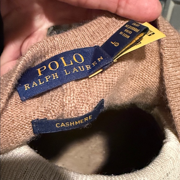 Polo Ralph Lauren Cashmere Cap-Sleeve Dress scoop neck size large - Picture 11 of 16